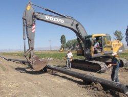 Doğalgaz boru hattı Muş'a ulaştı