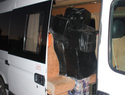 25 bin 800 paket kaçak sigara ele geçirildi