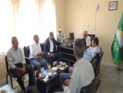 Çınar Ak Parti İlçe Teşkilatı Hüda Par'ı ziyaret etti