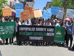 Siverek'ten Mursi ve İhvan'a destek