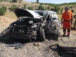 Bingöl'de kaza: 12 yaralı