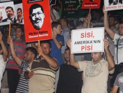 Şanlıurfa'da Mısır için oturma eylemi