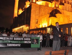 Mısır'da katledilenler için gıyabi cenaze namazı kılındı