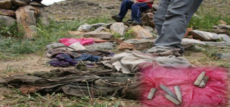 Bahçesaray'da 20 yıl öncesine ait mermiler hala olay yerinde