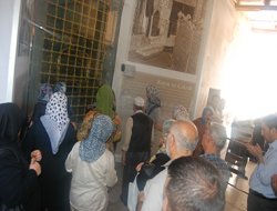 Eyüp Sultan'a ziyaretçi akını