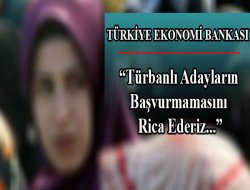 Bir bankanın eleman alım ilanı