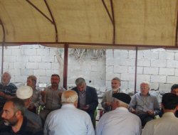 HÜDA PAR Genel Başkanı Bağatır'ın taziyesinde