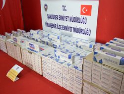 Viranşehir'de kaçak sigara ele geçirildi