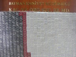 Batman'da kaçak sigara ele geçirildi