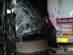 TEM'de kaza: 21 yaralı