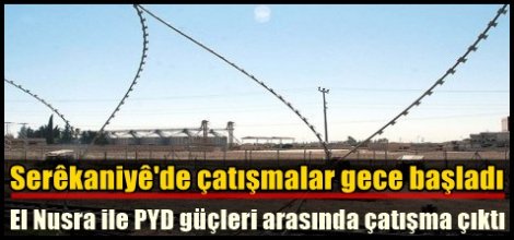 Serêkaniyê'de çatışmalar gece başladı