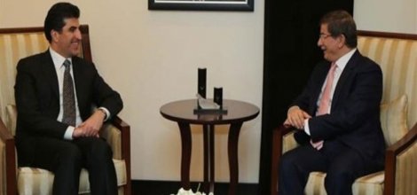 Davutoğlu Neçirvan Barzani ile görüştü