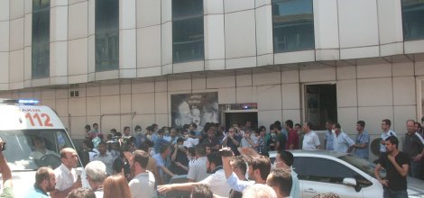 Diyarbakır'da özel hastanede yangın (Yenilendi)