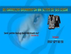 Yetim Der: Ramazan Bayramı'nda bir yetimi de sen giydir