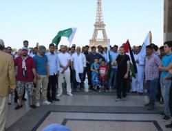 Paris'te Müslümanlar Kudüs'ün özgürlüğü için toplandı