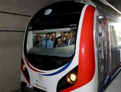Marmaray'da ilk test sürüşü Erdoğan yaptı
