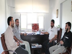 İHH temsilcisi Atila' dan İLKHA'ya ziyaret