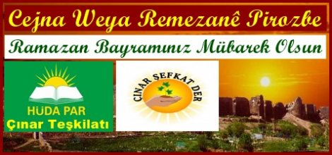 Çınar HÜDA PAR ile Şefkat Der'den Ramazan Bayramı Mesajı