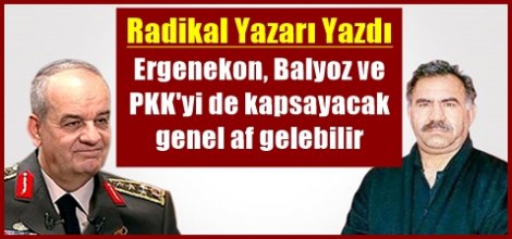Ergenekon, Balyoz ve  PKK'yi de kapsayacak  genel af gelebilir