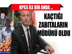 Seyyar satıcıyken kaçtığı zabıtaların müdürü oldu