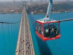 İstanbul Boğazı Teleferikle Geçilecek