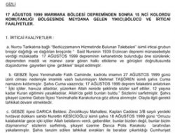 TSK'dan yardım götürene 'irticai' fişlemesi