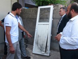 Bombaların balkona düşmesi olası faciayı önledi