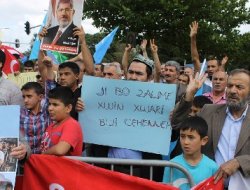 Hollanda'da Müslümanlar Katliamı lanetledi