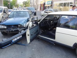 Karatay'da trafik kazası