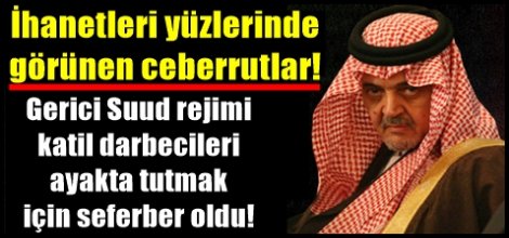 Gerici Suud Rejimi: Mısır'a istediği kadar para vereceğiz