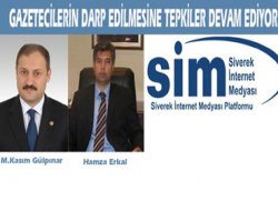Siverek'te gazetecilerin darp edilmesi olayına tepkiler büyüyor