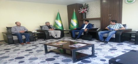 Kürdistan Gençlik Hareketinden HÜDA PAR'a ziyaret