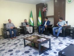Kürdistan Gençlik Hareketi HÜDA PAR'ı ziyaret etti