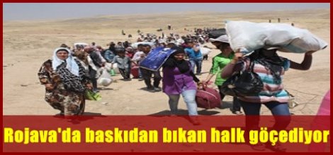 Rojava'da baskıdan bıkan halk göçediyor