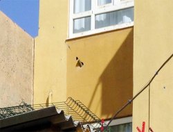 Roket duvara isabet etti