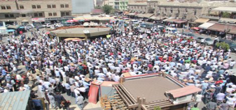 Suriye'deki katliam Diyarbakır'da lanetlendi