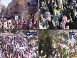 Mısır'da milyonlar "Şehitler Cuması"nda