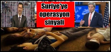Suriye'ye operasyon sinyali