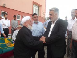 HÜDA PAR Genel Başkanı taziye ziyaretinde