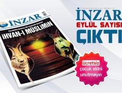 İnzar Dergisi Eylül sayısı çıktı