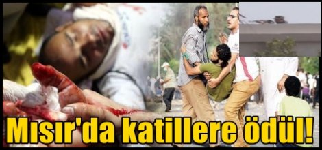 Mısır'da katillere ödül!