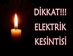 Ergani'de elektrik kesintisi