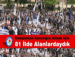 Eğitim Bir Sen 81 İlde eylem yaptı