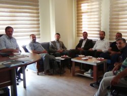 HÜDA PAR Van İl Teşkilatı Memur Sen'i ziyaret etti