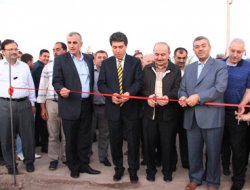 Cami açılışında Kur'an kursu temeli atıldı