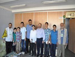 Sınav birincileri Doğruhaber'i ziyaret etti