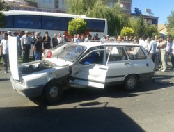 Kovancılar'da trafik kazası: 2 yaralı