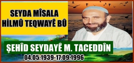 Şehid Seydayê Mele Taceddîn