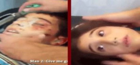 Ağabeyi için  feryad eden Suriyeli küçük kız