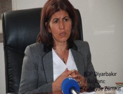 BDP Diyarbakır İl Eşbaşkanı Zübeyde Zümrüt'e örgüt cezası